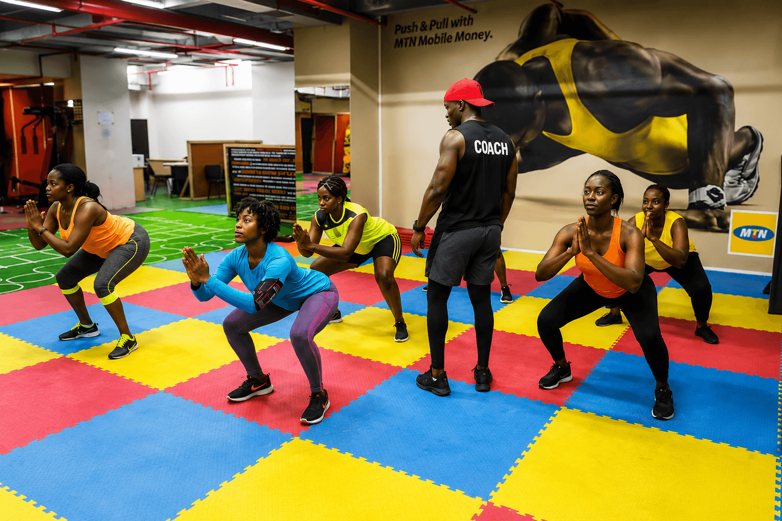 Fitness coach in Rwanda