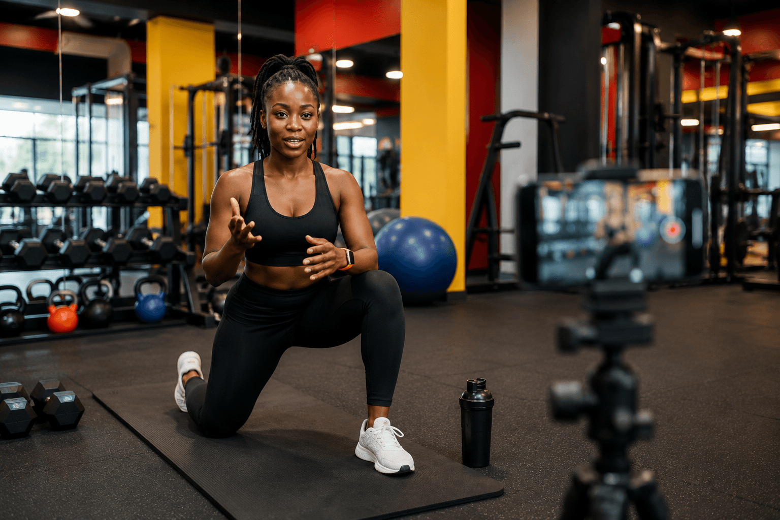 Fitness training video